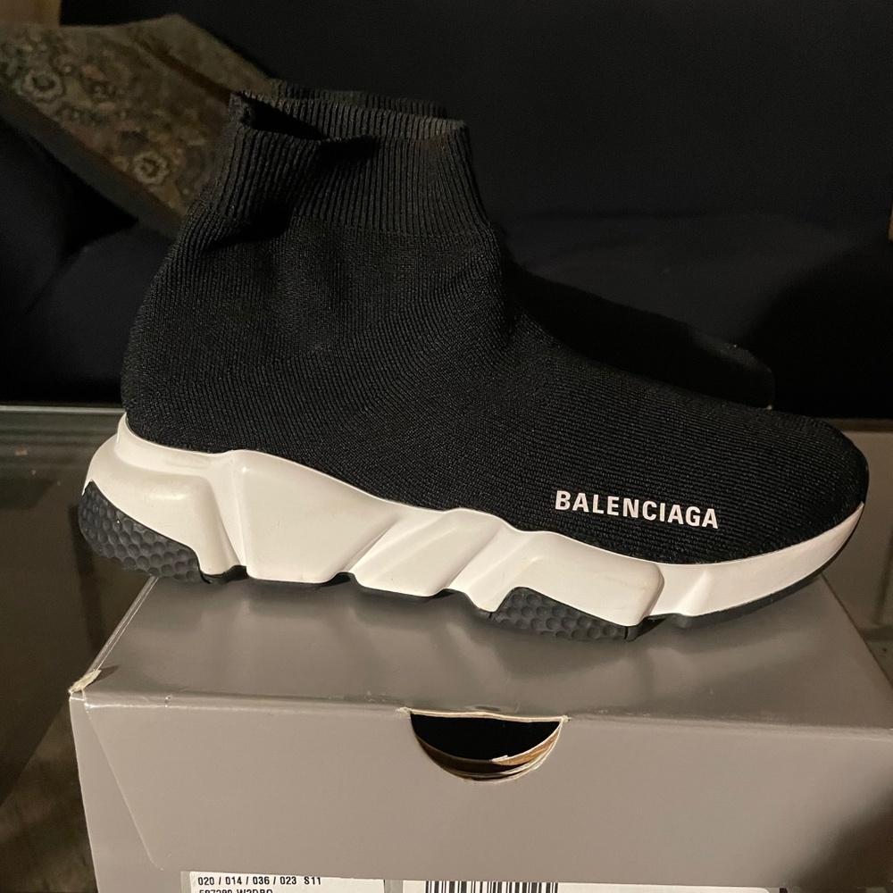 Balenciaga Women's Speed Knit High Top Sneakers